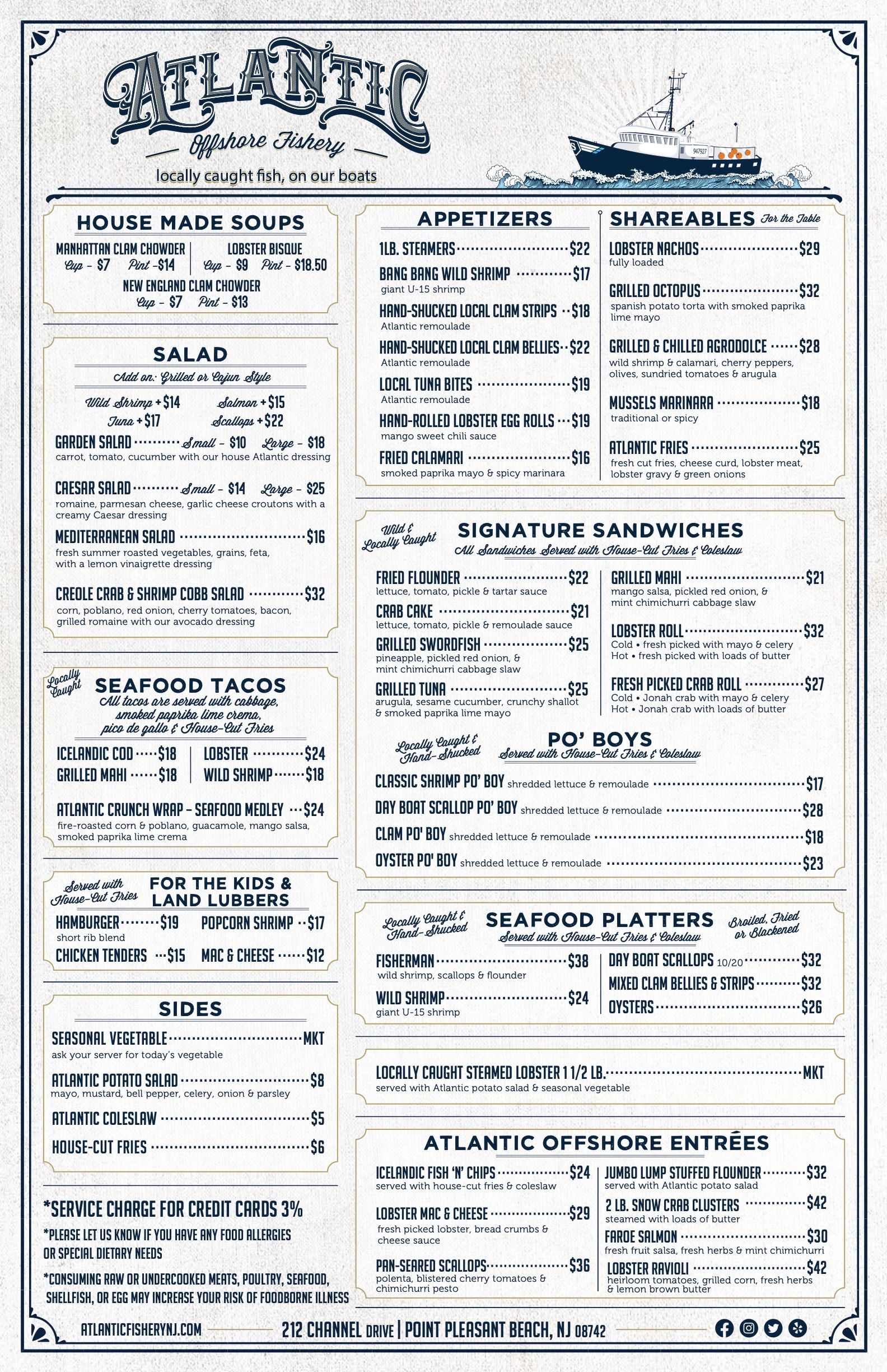 Seafood Menu LINK